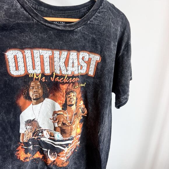 Outkast Band " Sorry Ms. Jackson " T Shirt Size Large Rap Hip hop Black Andre - Picture 2 of 6